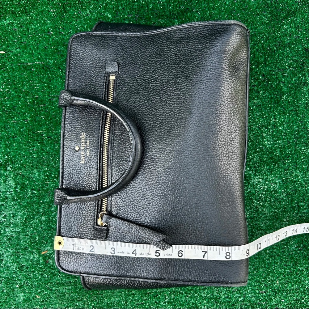 Kate Spade Black Textured Satchel - Picture 12 of 12
